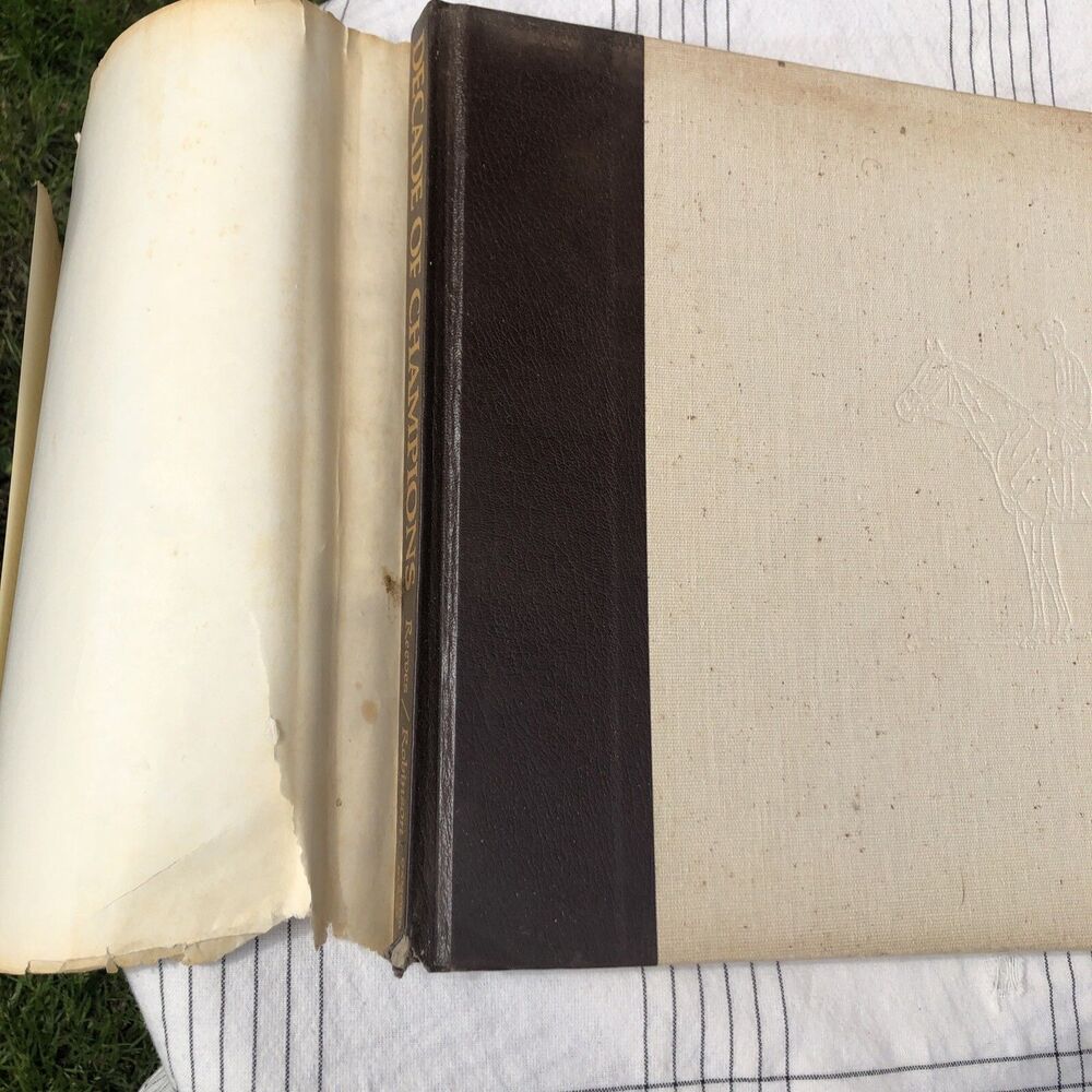 Decade of Champions...Thoroughbred Racing 1970-80 Large Hardcover Book 1st Ed. - Picture 6 of 8